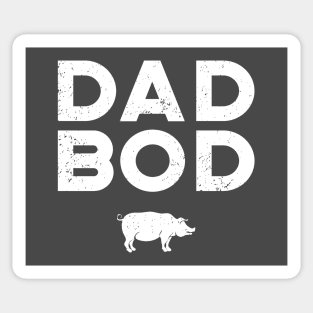 Dad Bod Plain And Simple Sticker